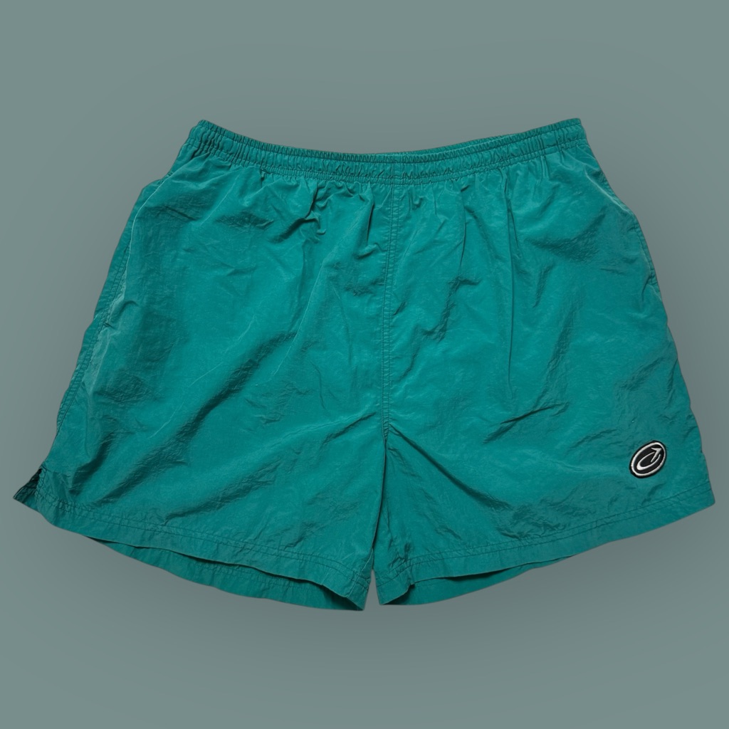 Vintage 90’s Bike Aqua Swim Trunks